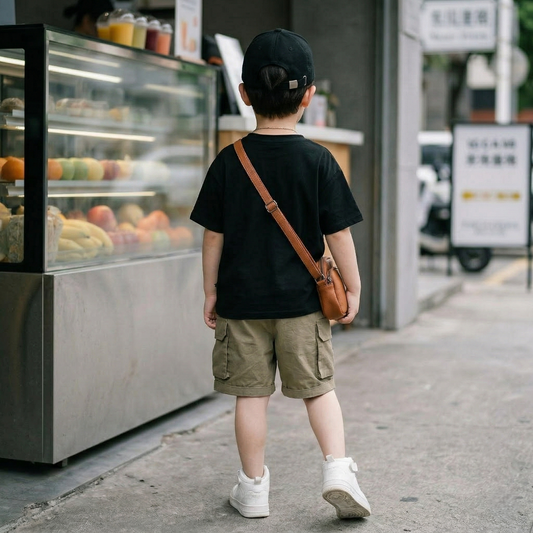 Neptune Graphic T-Shirt & Shorts Set