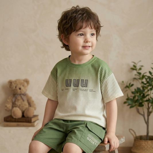 Gradient UUU Co-Ord Set for Kids
