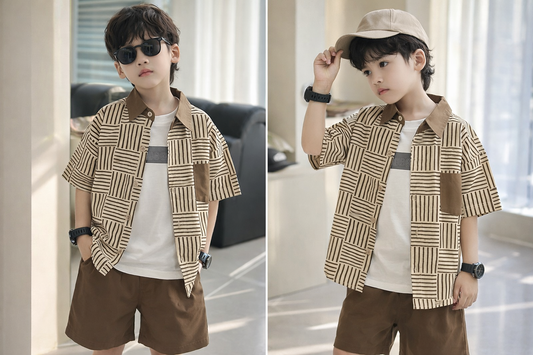 Luxe Junior Icon Shirt & Shorts Set
