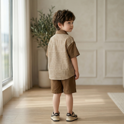 Luxe Junior Icon Shirt & Shorts Set