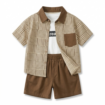 Luxe Junior Icon Shirt & Shorts Set