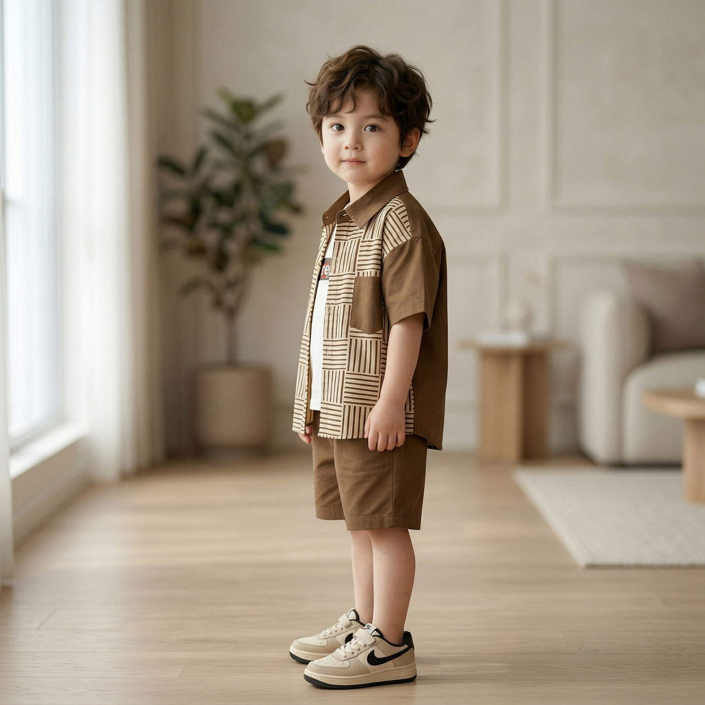 Luxe Junior Icon Shirt & Shorts Set
