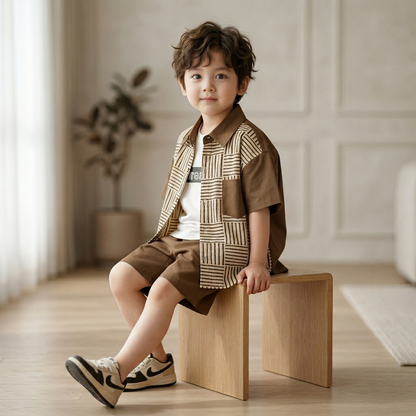 Luxe Junior Icon Shirt & Shorts Set