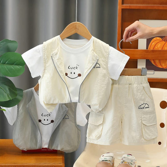 Lucky Smile 3-Piece Co-Ord Set for Kids